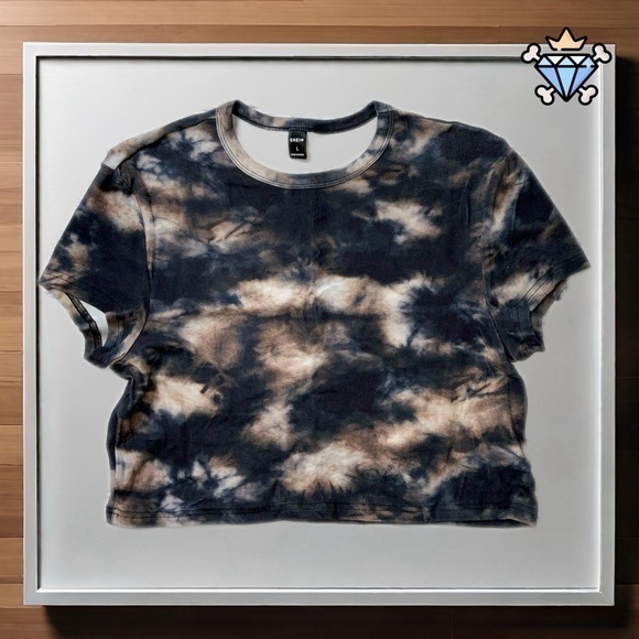 SHEIN Other - SHEIN MEN FITTED SHORT SLEEVE OMBRÉ TEE SIZE LARGE STREETWEAR LOUNGEWEAR